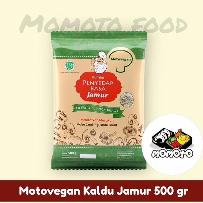 

Kaldu Jamur Motovegan 500 gram HALAL MUI non MSG untuk MPASI