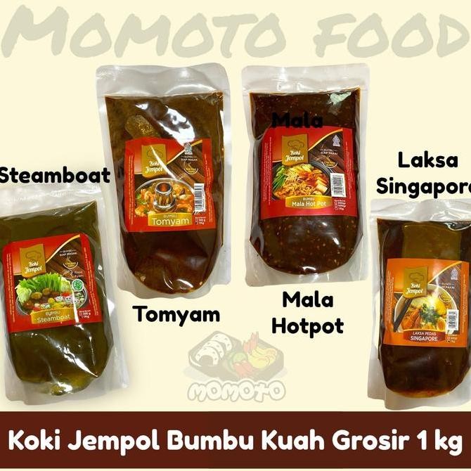 

Koki Jempol 1 kg Bumbu Tomyam / Suki / Steamboat Kemasan Grosir Horeca