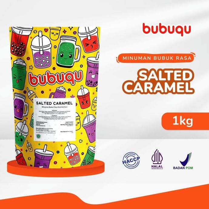 

Bubuqu Powder Drink Salted Caramel - Bubuk Minuman Karamel Gurih 1 Kg