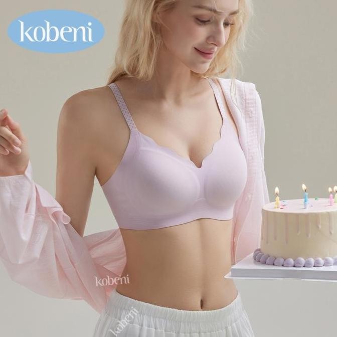 Original Kobeni Bra Wanita Tanpa Kawat - BH Nyaman, Angkat Payudara, Tanpa Bekas