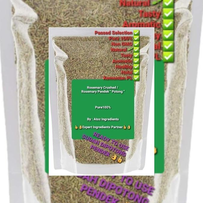 

Turky - Rosemary Leaves Dried 500Gram/Daun Rosemary Kering 500Gram