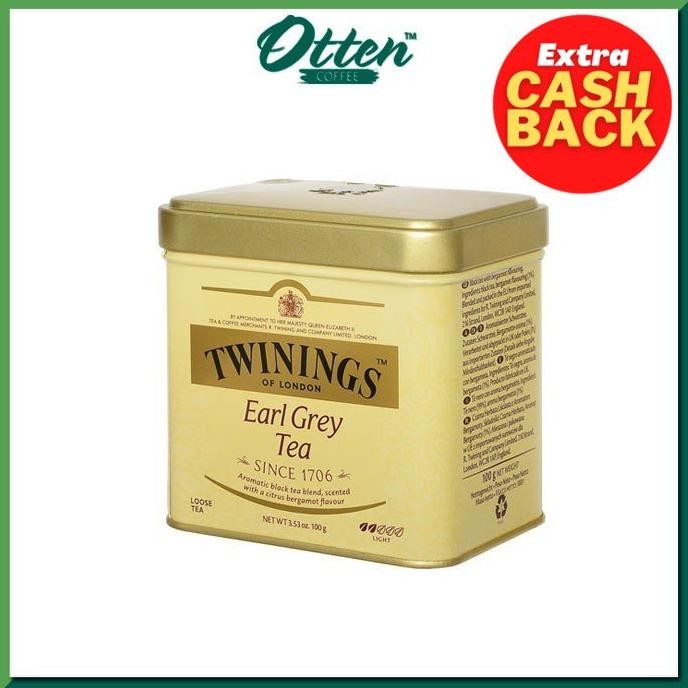 

SALE! TWININGS BLACK EARL GREY TEA 100GR | TEH HITAM RASA BERGAMOT PREMIUM UK