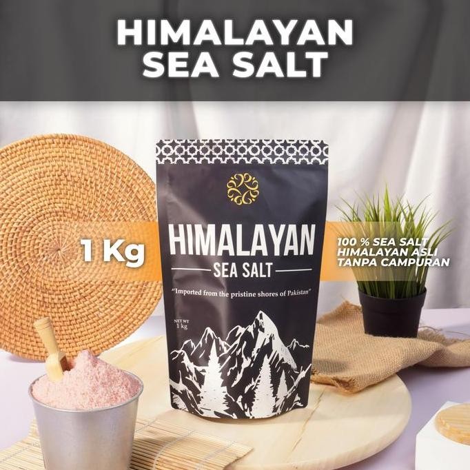 

[HIMALAYAN SEA SALT] - GARAM PEUNGAN HIMALAYA - GARAM PAKISTAN - 1000 GRAM