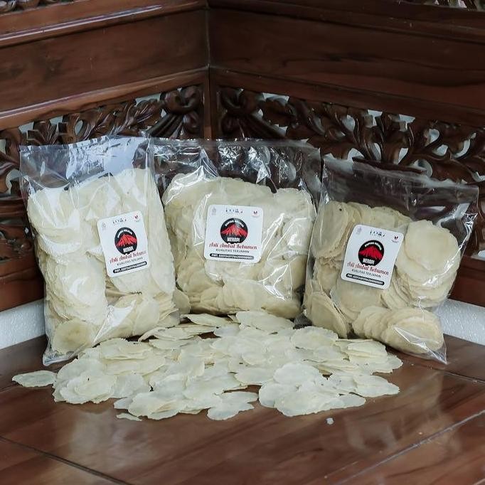 

1KG EMPING MELINJO MENTAH SIAP GORENG KERING PASAR ASLI KEBUMEN Keripik Camilan Food Snacks Cemilan