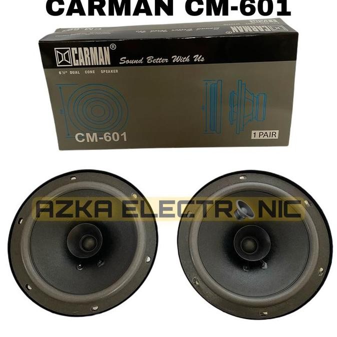 Original Speaker Pintu Mobil 6 Inch Carman CM 601 - Speaker Midbass Mobil Suara Jernih Bass Mantap