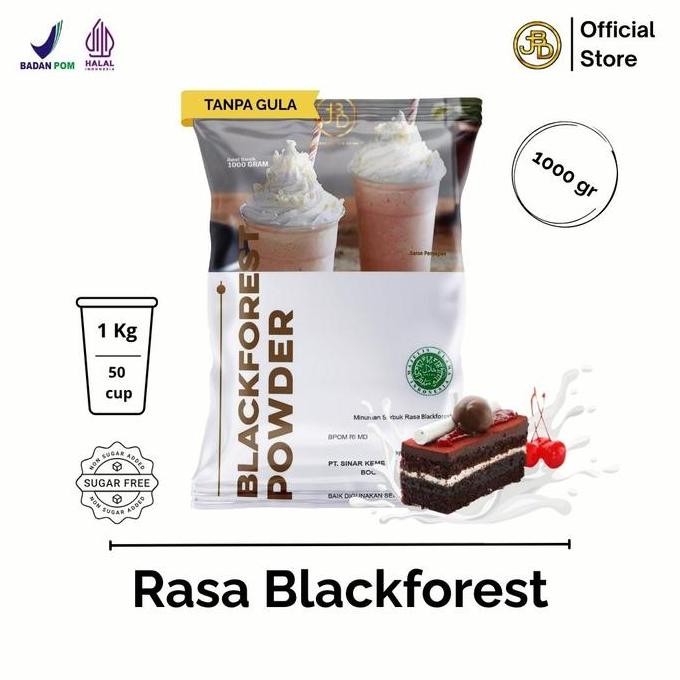 

Baru Jbd Bubuk Minuman Premium Blackfort 1Kg - Jakarta Bubble Drink Rasa Coklat Hitam