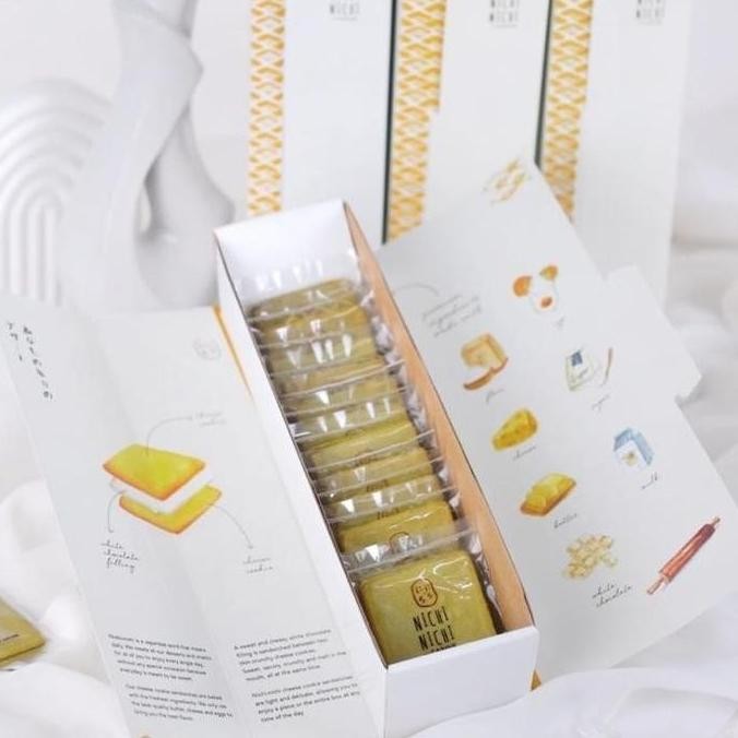 

((Tasyi Approved)) Matcha Cookie Sandwich - Kue Kering Green Tea Matcha Jepang Enak BESTSELLER!! Nichi Nichi by Farine