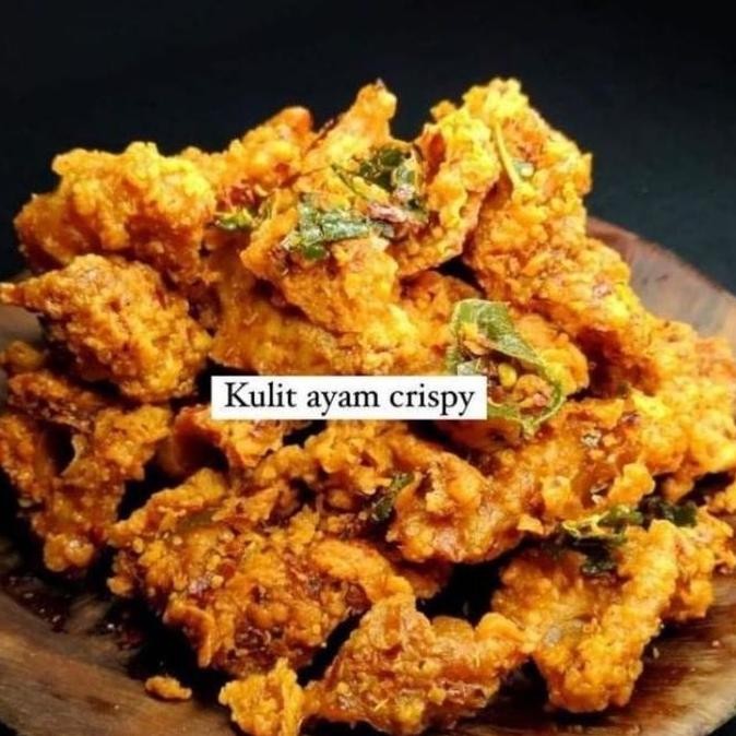

Keripik Kulit ayam krispi 500gram Pedas Snacks Food