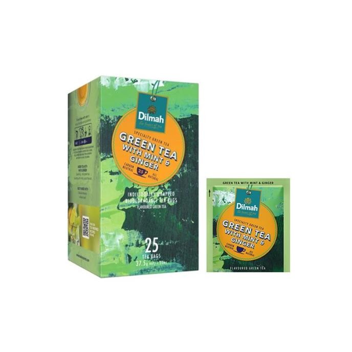 

SALE! DILMAH GREEN TEA MINT & GINGER 25S | TEH CELUP SEGAR HERBAL HANGAT