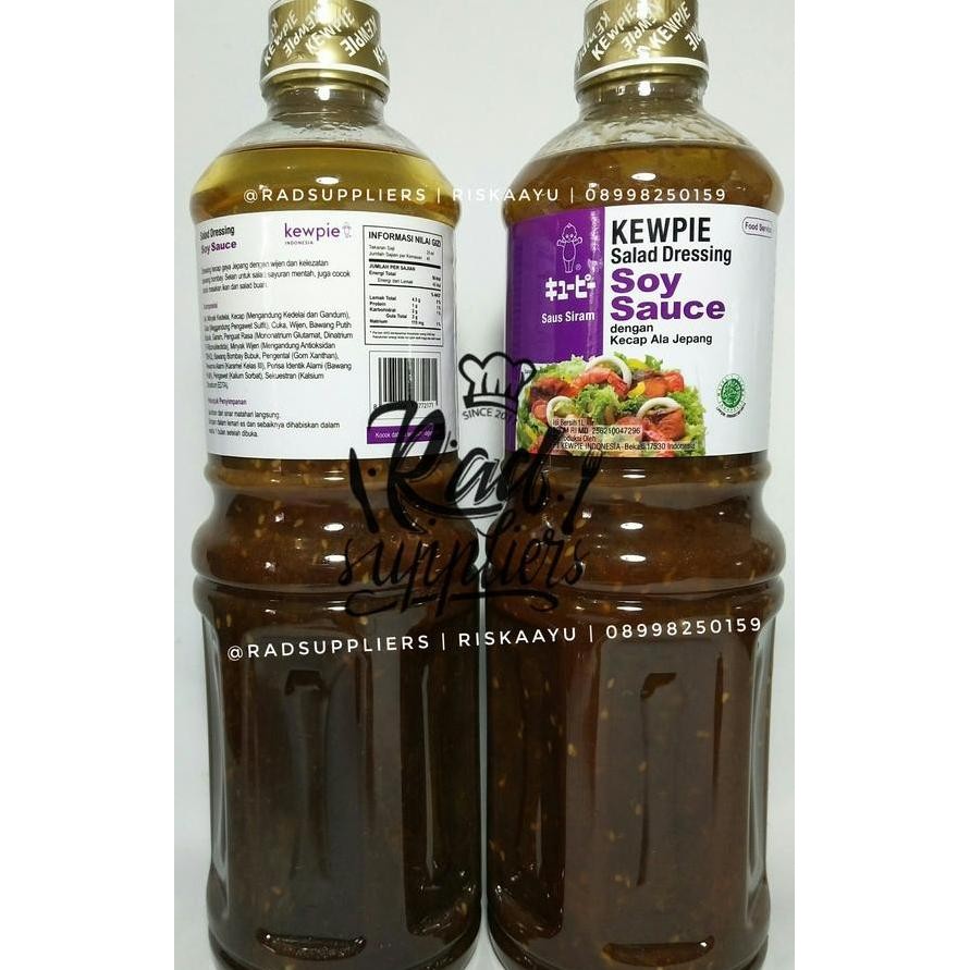 

Kewpie Salad Dressing.. Japanesse Soy Sauce.. Dan Halal..