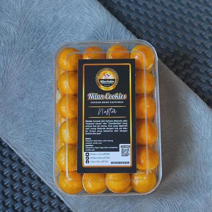 

NASTAR CLASSIC EKONOMIS HOMEMADE ISI SELAI NANAS oleh Nilan Cookies - Camilan Dengan Rasa Nanas yang segar