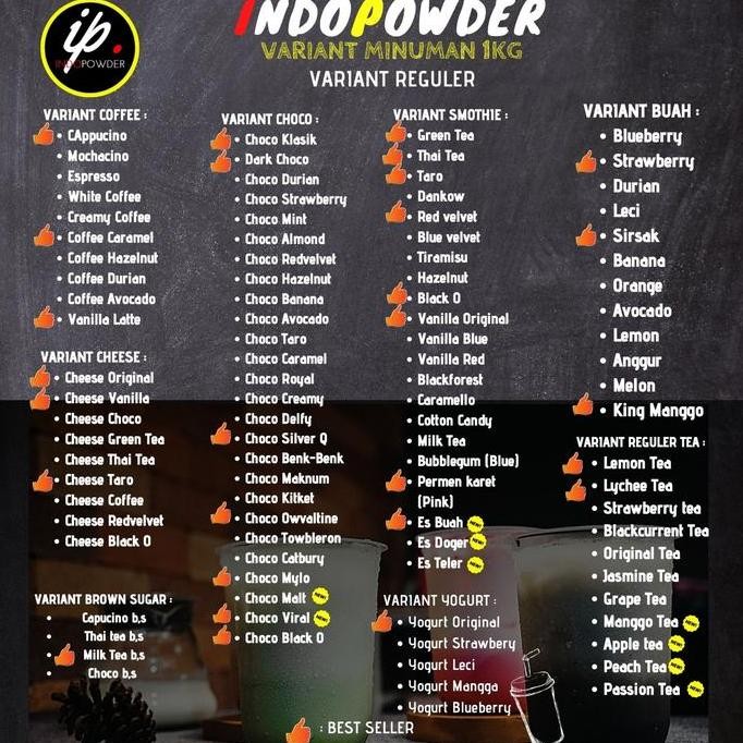 

Baru Indopowder Cappuccino Powder Drink 1Kg - Bubuk Minuman Rasa Kopi Susu Kekinian