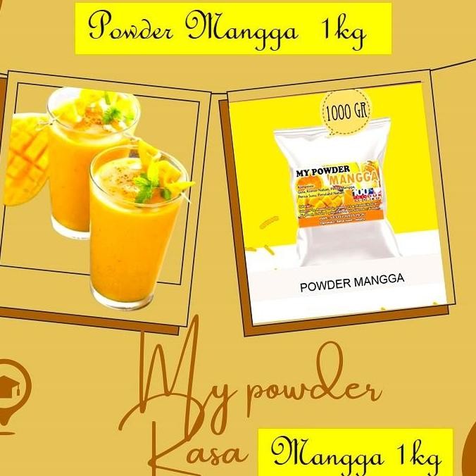 

Baru Powder Drink Rasa Mangga - Bubuk Minuman Mangga Premium 1 Kg