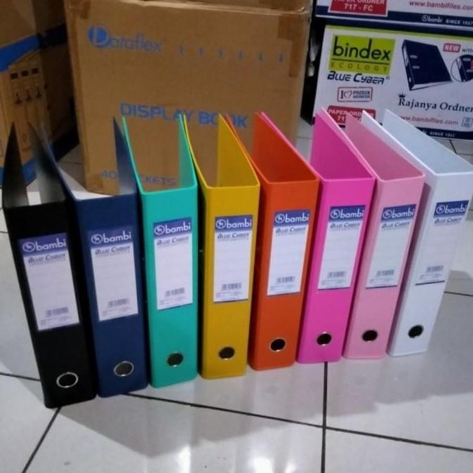 

Bambi Ordner Laf A4 (1011) 70 Mm Multi Colour ( Dus Isi 12 Pcs )
