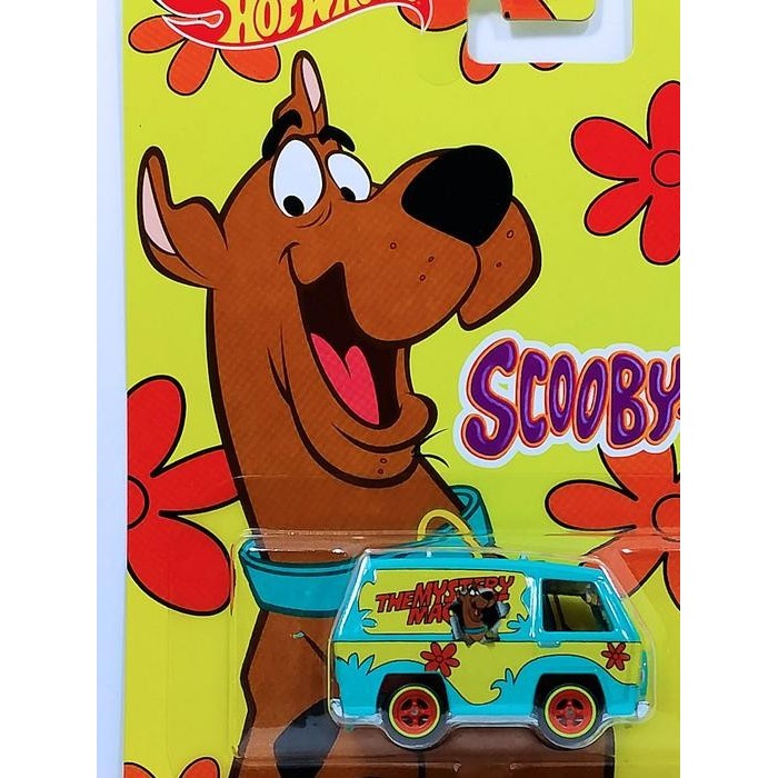 Hot Wheels Premium The Mystery Machine Scooby Doo ban karet - WB Scooby Doo