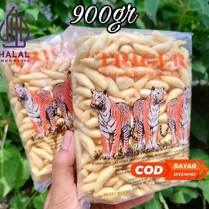 

900gr - Bidaran Keju Triger Widaran Cheese Snack Cemilan | Bukan Telur Gabus / Gabus Keju | Bidaran asli merk Triger