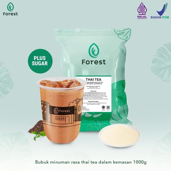 

SALE! FOREST THAI TEA BUBUK PLUS GULA 1KG - MINUMAN BUBUK THAILAND SIAP SEDUH