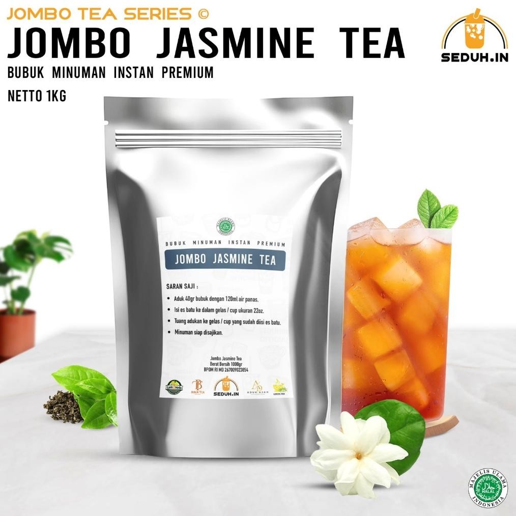 

SALE! JASMINE TEA JUMBO 1KG - BUBUK TEH MELATI PREMIUM AROMA WANGI