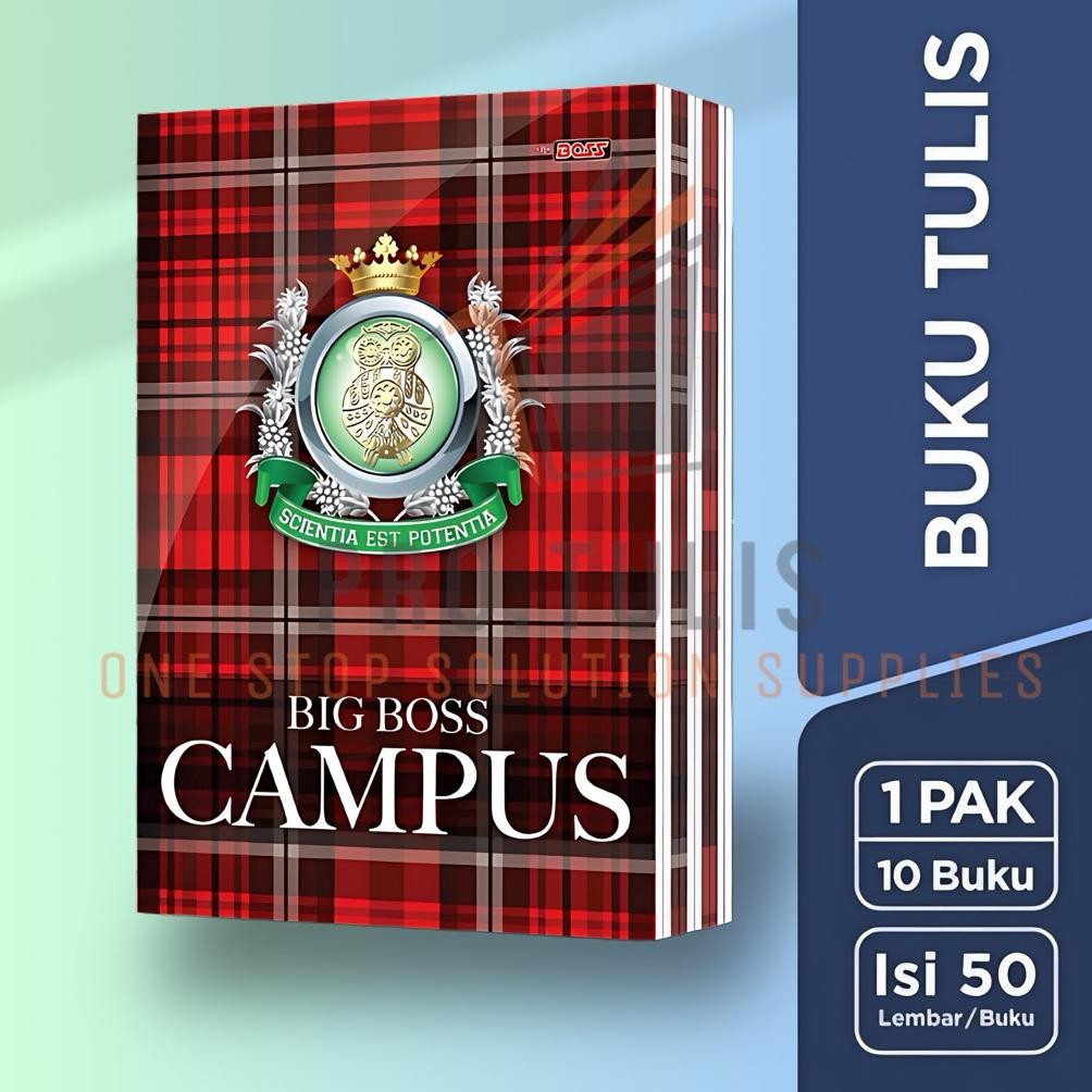 

Siap Kirim Buku Tulis Big Boss Campus 50 Lembar - 10 Pcs Murah