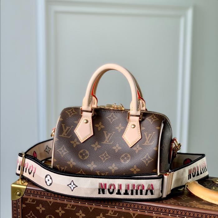 Louis Vuitton Lv Speedy Bandoulire 16 20 25 Handbags Messenger Bags/Tas Tangan Wanita/Tas Selempang 