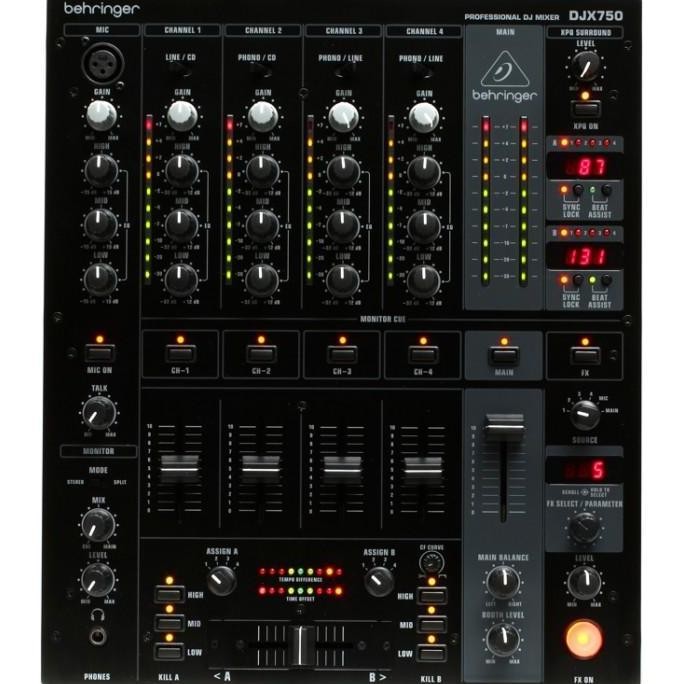 BEHRINGER DJX750 5-CHANNEL PRO DJ MIXER ORIGINAL DAN TERPERCAYA
