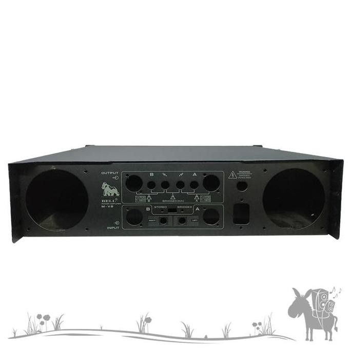 JB BOX MV8 MV 8 MV-8 POWER AMPLIFIER 3U BELL None