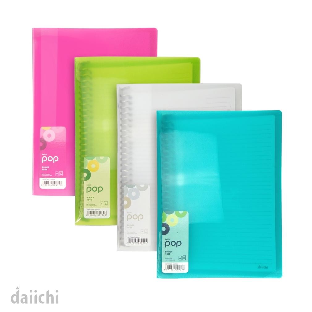 

Siap Kirim Binder Daiichi Note A5/B5 Ring Besi + Isi Kertas & Pembatas | Cover Transparan