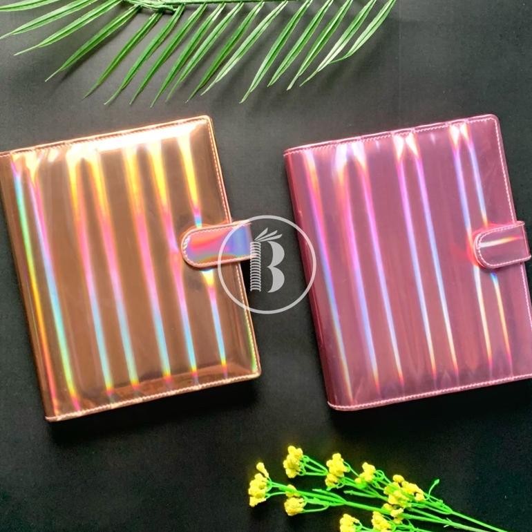 

Siap Kirim Binder Hologram Rainbow Aesthetic Ukuran A5 20 Ring & B5 26 Ring / 6 Ring A6