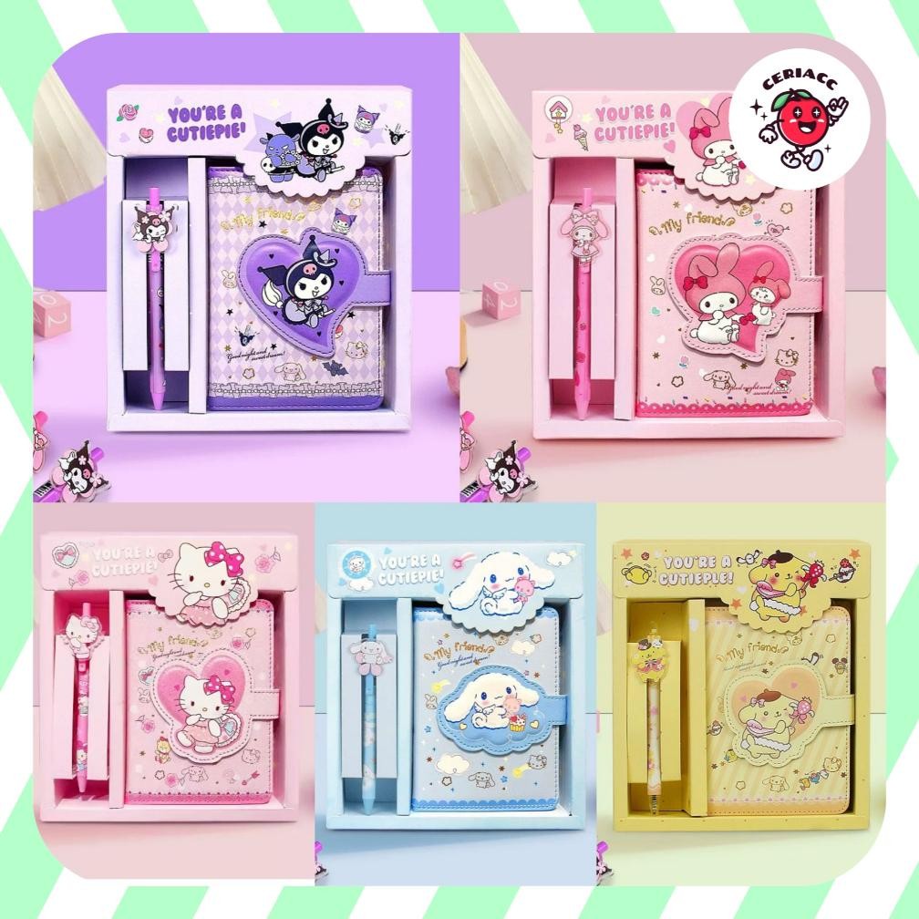 

Siap Kirim Notebook Anak Karakter Kartun Lucu 2in1 Buku Tulis dan Pulpen