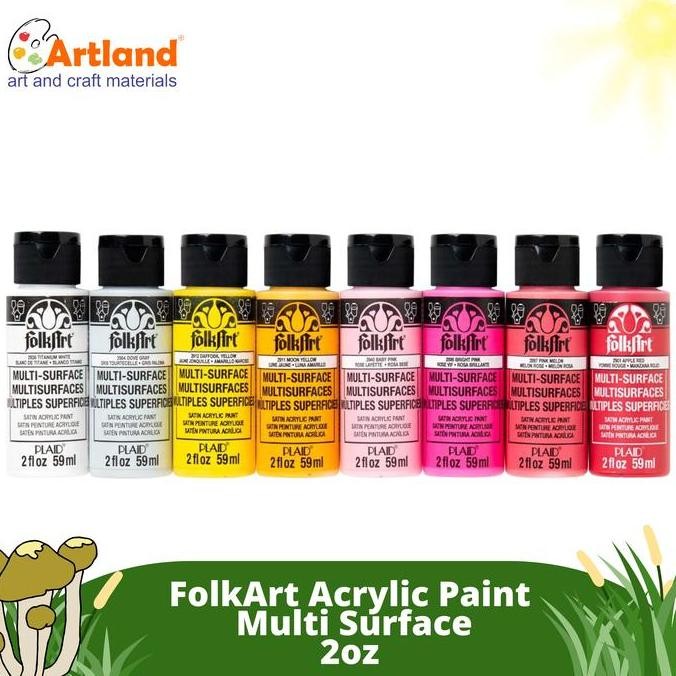 

Folkart Acrylic Paints 2Oz | Multi-Surface Satin (1/4)
