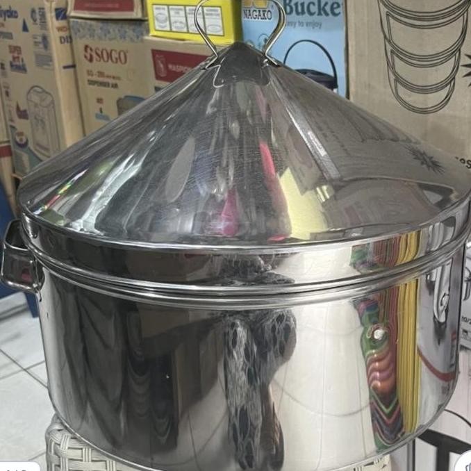 Dandang Kukusan Siomay Dimsum  Klakat Bulat  Bulat 35 Cm