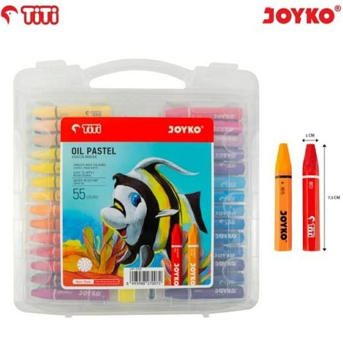 

Crayon Oil Pastel Joyko 55 Warna