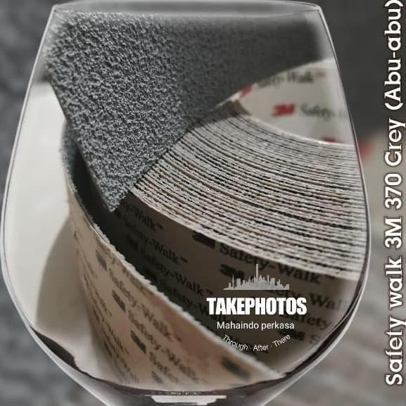 3M Safety Walk 370 Grey / Abu-Abu, Anti Slip Lantai 5Cm X 3M
