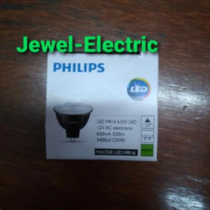 Lm Lampu Mr16 Philips Master 7W/7W Led Spotlight Mr16 Dimmer 12V 24Deg