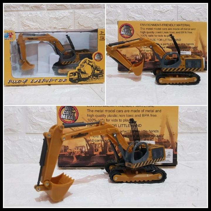 Mainan Diecast Excavator - Diecast Mobil Beko Excavator