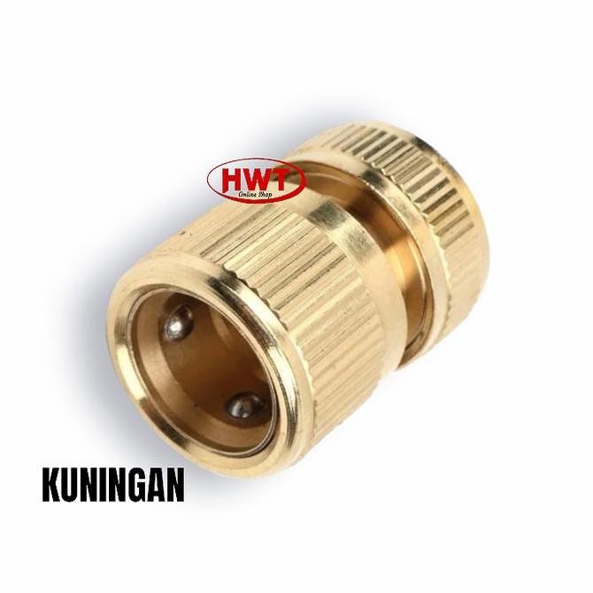 Ready Quick Release Connector Konektor Sambungan Selang 5/8 Inchi Kuningan