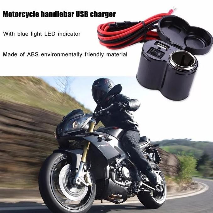 Ready Charger Motor With Lighter Waterprooft - Charger Stang Motor 3016