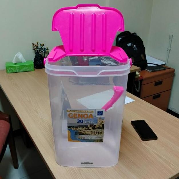 Aquarium es kelapa buah Toples gayung 30 liter Genoa 30L murah