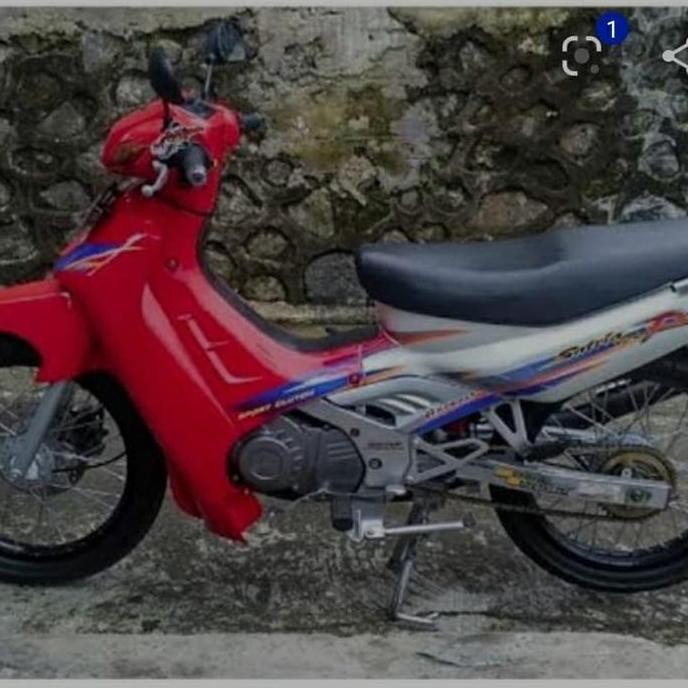 Striping Satria 2T Lumba 1999 Putih Merah