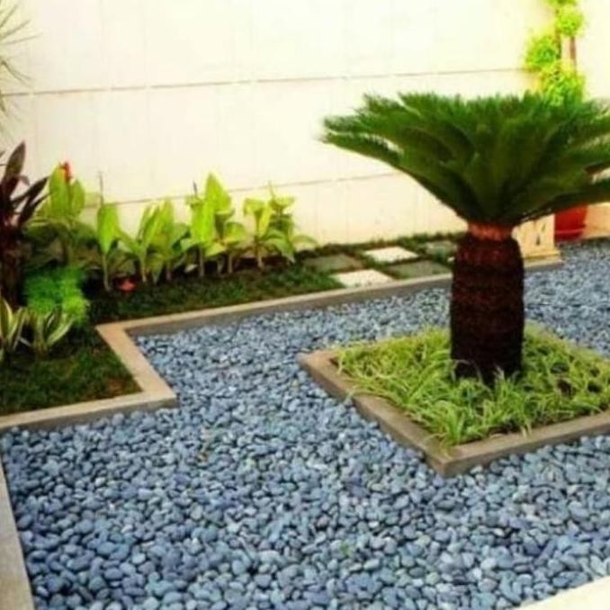 Ready BATU KORAL HITAM//batu koral taman