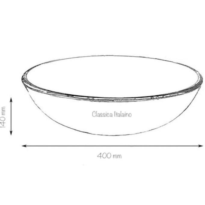 Wastafel Kamar Mandi - Wastafel Cuci Tangan Kaca - P91