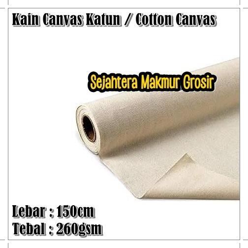 

Kain Kanvas Katun / Cotton Canvas / Bahan Tas Kanvas / Kanvas Lukis
