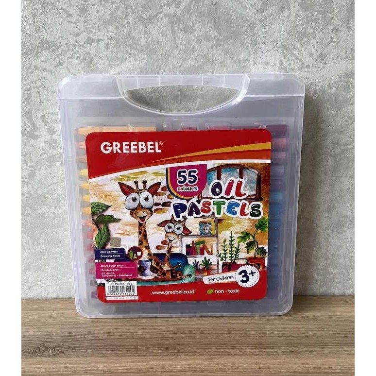 

Crayon Greebel Oil Pastels 55 Warna