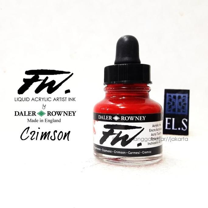 

Daler Rowney Fw Ink Crimson ( Cat Akrilik )