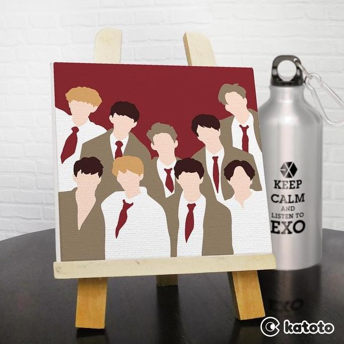 

Paint By Numbers Exo Paket Melukis Exo Painting Kit Akrilik Canvas