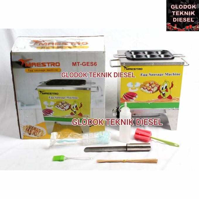 Mesin Sosis Telur Sostel 10 Lubang Gas Mesin Sosis Telor