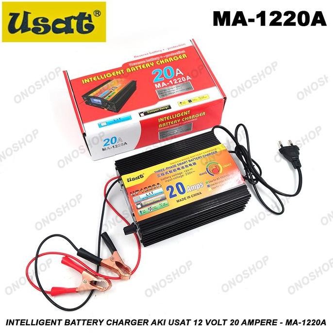 Intelligent Battery Charger - Charger Aki Usat 12 Volt 20 Ampere - Ma-1220