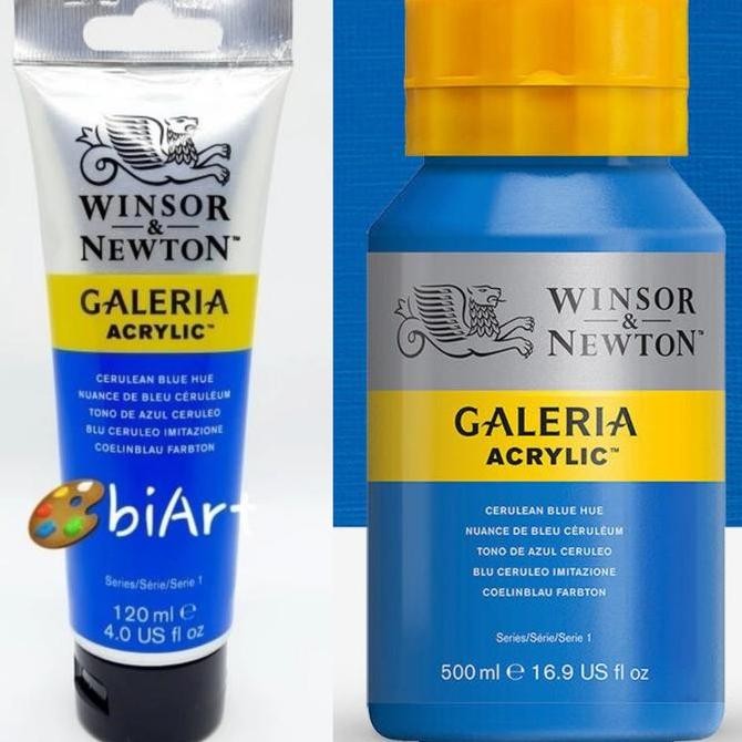 

Galeria Acrylic Colour 500 Ml Cerulean Blue Hue Winsor & Newton