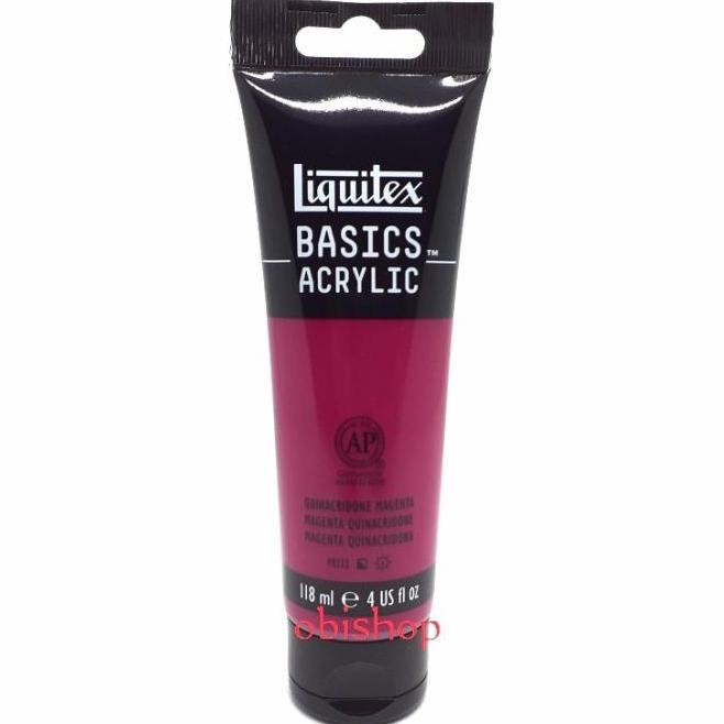 

Cat Akrilik Liquitex Basics Acrylic 118Ml Quinacridone Magenta