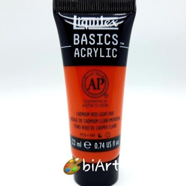 

Cat Akrilik Liquitex Basics Acrylic 22 Ml Cadmium Red Light Hue